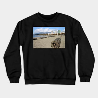 The Sands of English Beach, Vancouver City, Canada Crewneck Sweatshirt